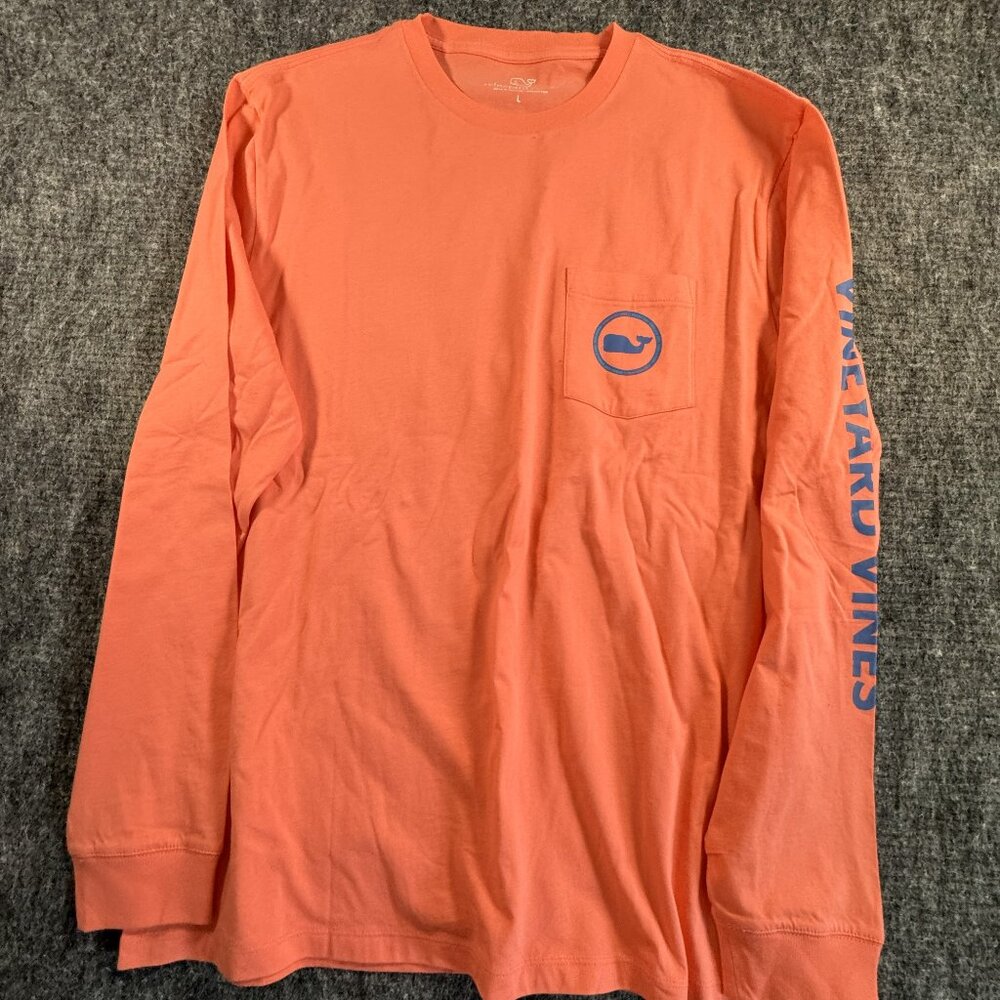 Vineyard Vine Long sleeve Watermelon Pink color NWOT